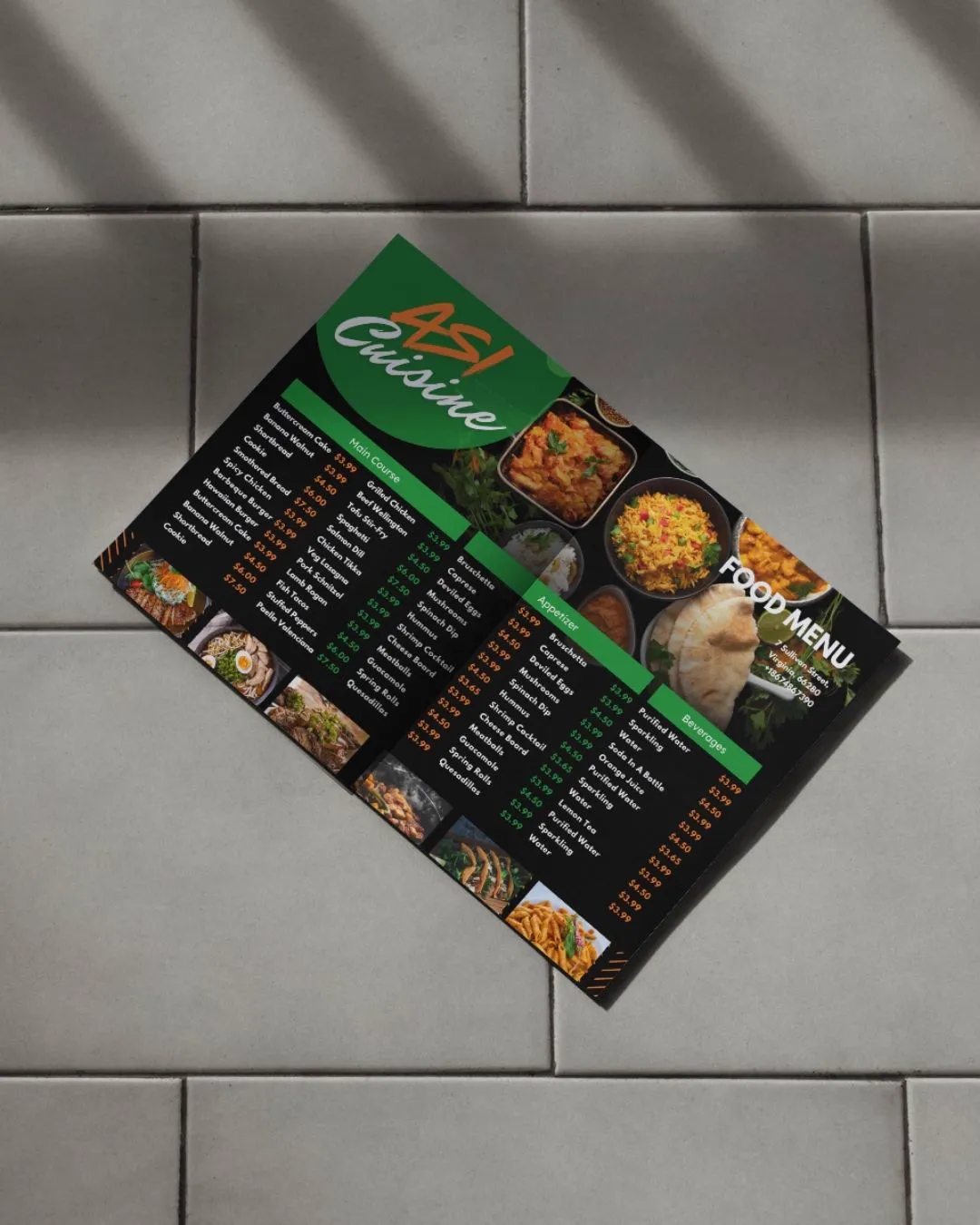 Asi Cuisine food menu