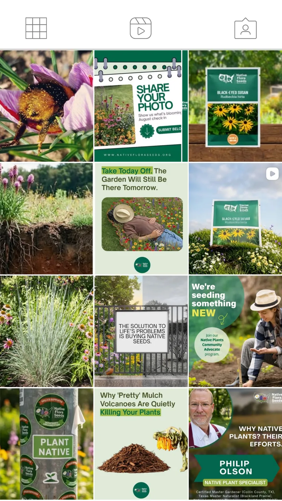 Native Flora Seeds Instagram feed